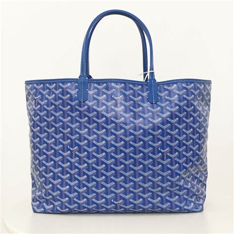 goyard st louis tote blue.